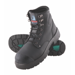 Steel Blue - Argyle Bump Cap Boots 332102 - Black