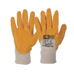 Super-Lite Orange 3/4 Dipped Gloves - Orange
