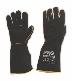 Black & Gold Welders Gloves
