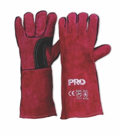 Hot Shot Welders Gloves - Red & Black