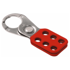 Vinyl Coated Steel Lockout Hasp - 25mm Red