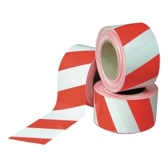 Barrier Tape - 75mm Red & White