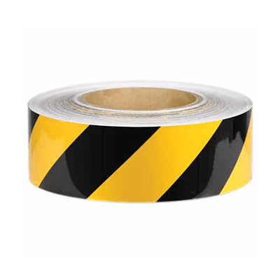 Reflective Tape - Class 1 Black & Yellow 48mm