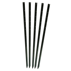 Steel Fence Post - Black  2400mm