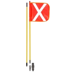 Non-Powered Whip Aerial & Flag