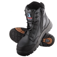 Steel Blue - Torquay Zip Sided Boots 617539 - Black