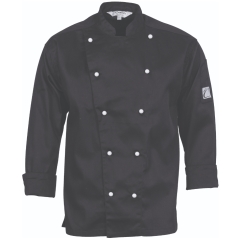 DNC - Traditional Chef Jacket L/S - Black