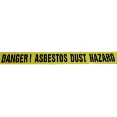 Barrier Tape - Danger Asbestos Dust Hazard