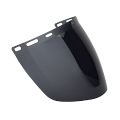 Replaceable Polycarbonate Visor - Smoke