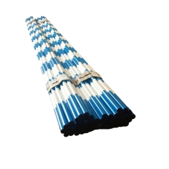 Heavy Duty Barricade Poles 2.9m - Blue & White
