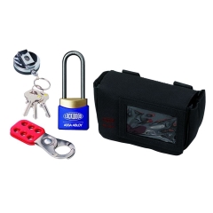 Lockwood Safety Lockout Padlocks -  38mm Keyed Alike 6pk Blue
