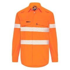 Spartan - Taped Lightweight Hi Vis Arc Flash HRC2 Shirt - Orange