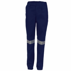 DNC - Ladies Taped Cotton Drill Pants - Navy
