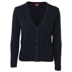 JB's - Ladies Knitted Cardigan - Navy