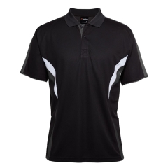 JB's - Cool Polo - Black/Charcoal/White