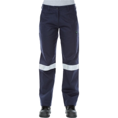 Workit - Womens Taped Midweight Cotton Drill Cargo Pants