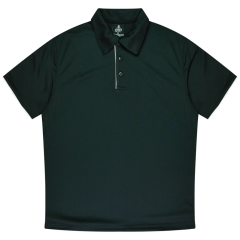 Aussie Pacific - Yarra Mens Polo - Black/White