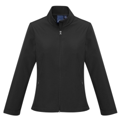 Biz Collection - Ladies Apex Lightweight Softshell Jacket - Black