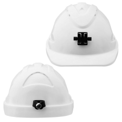 V9 Vented Hard Hat - 6 Point Harness + Lamp Bracket