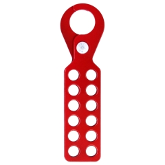 Standard Steel Lockout Hasp - 12 Hole