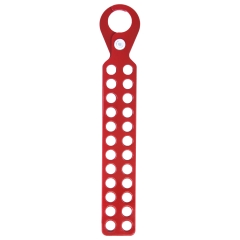 Standard Steel Lockout Hasp - 24 Hole