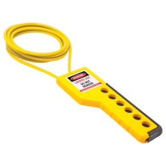 Adjustable Cable Lockout - Yellow 1m
