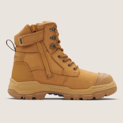 Blundstone #9060 Unisex Rotoflex Zip Sided Safety Boots - Wheat