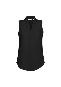 Biz Collection - Ladies Madison Sleeveless Shirt - Black