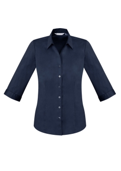 Biz Corporates - Ladies Monaco 3/4 Sleeve Shirt - Ink