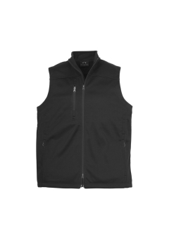 Biz Collection - Mens Soft Shell Vest - Black