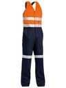 Bisley - Taped Hi Vis Action Back Overall - Orange/Navy