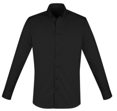 Biz Collection - Camden Mens Long Sleeve Shirt - Black