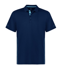 Biz Collection - Men's Balance Polo - Navy/Sky
